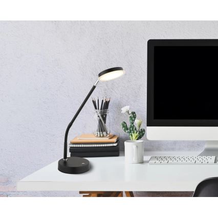 Globo - Dæmpbar berøringsbetjent LED-bordlampe LED/6,5W/230V 2700/3350/4000K sort