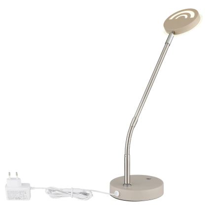 Globo - LED dæmpbar bordlampe med berøringsfunktion LED/6,5W/230V 2700/3350/4000K beige