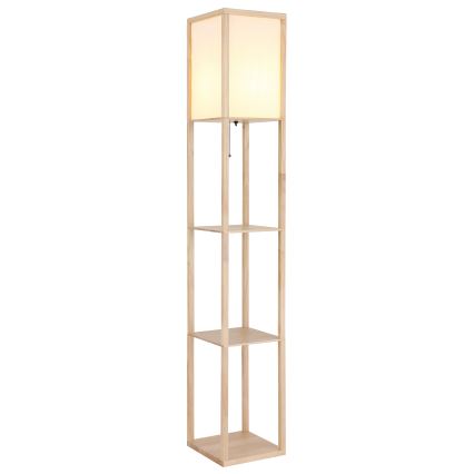 Globo - Gulvlampe 1xE27/60W/230V beige