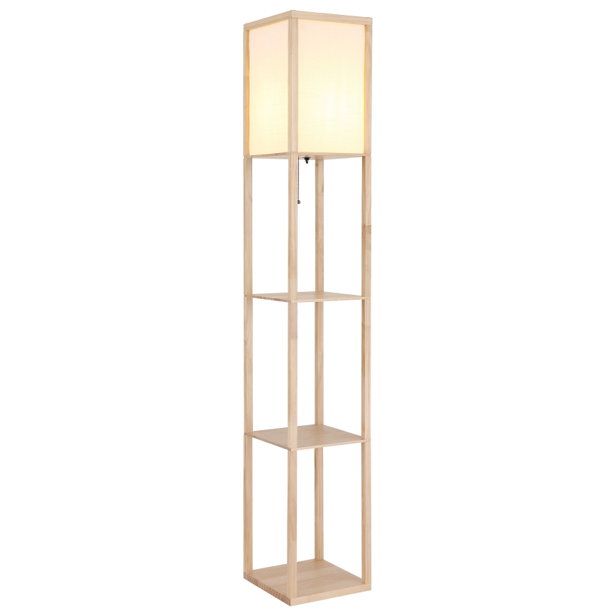 Globo - Gulvlampe 1xE27/60W/230V beige