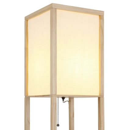 Globo - Gulvlampe 1xE27/60W/230V beige
