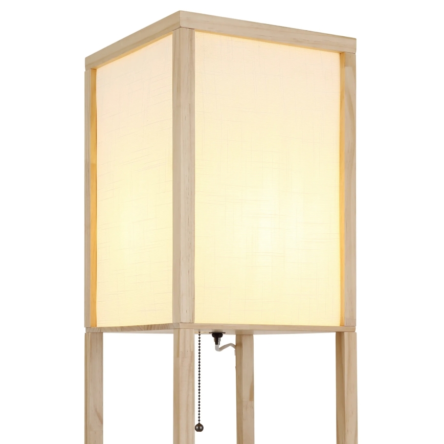 Globo - Gulvlampe 1xE27/60W/230V beige