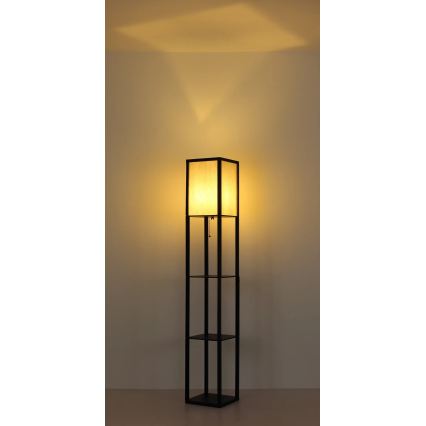 Globo - Gulvlampe 1xE27/60W/230V sort