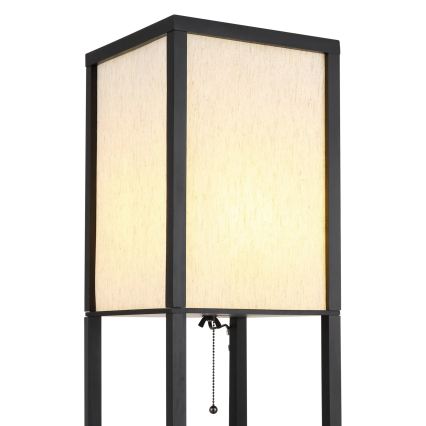 Globo - Gulvlampe 1xE27/60W/230V sort