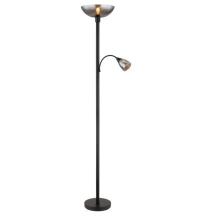 Globo - Gulvlampe 1xE27/60W/230V + 1xE14/40W