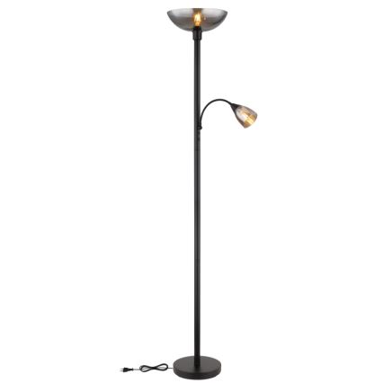 Globo - Gulvlampe 1xE27/60W/230V + 1xE14/40W