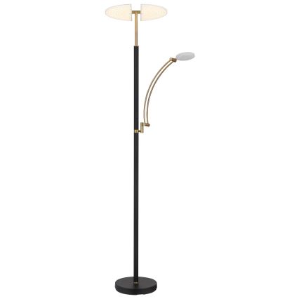Globo - Dæmpbar LED-gulvlampe LED/40W/230V + LED/5,5W 2700/4000/6000K sort