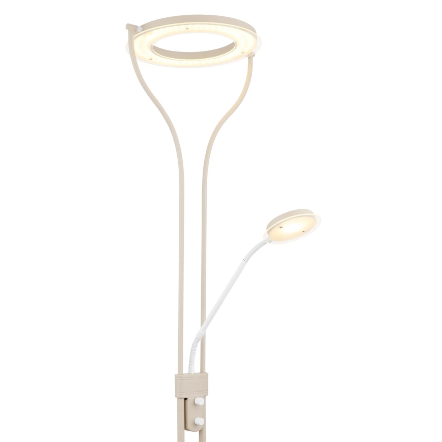 Globo - LED Dæmpbar gulvlampe LED/20W/230V + LED/4W 3000K