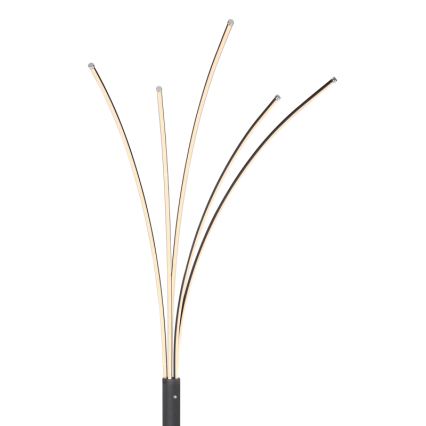 Globo - LED gulvlampe m. touch-funktion dæmpbar LED/36W/230V skinnende krom