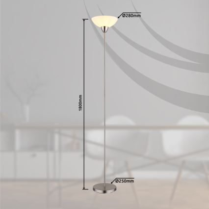 Globo - Gulvlampe 1xE27/60W/230V