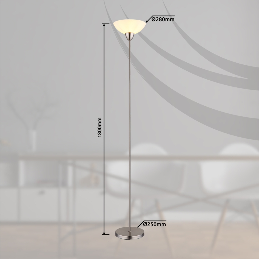 Globo - Gulvlampe 1xE27/60W/230V