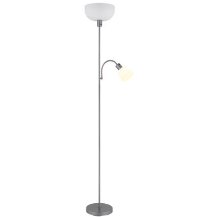 Globo - Gulvlampe 1xE27/40W/230V + 1xE14/25W
