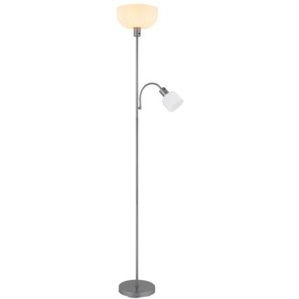 Globo - Gulvlampe 1xE27/40W/230V + 1xE14/25W