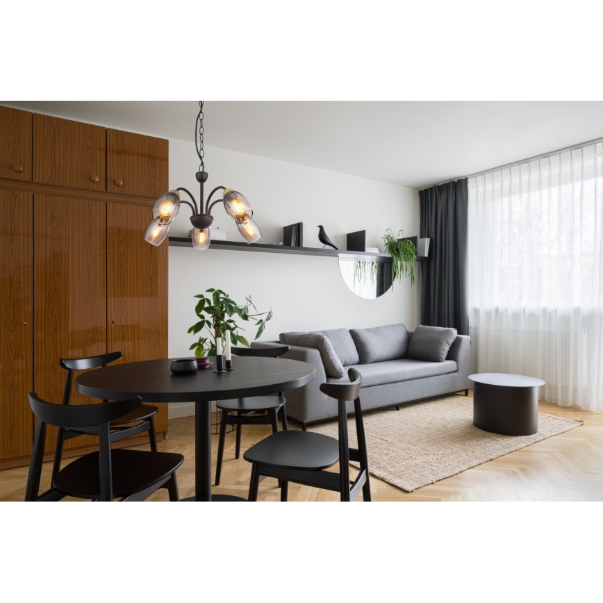 Globo - Pendel med kædeophæng 5xE14/25W/230V