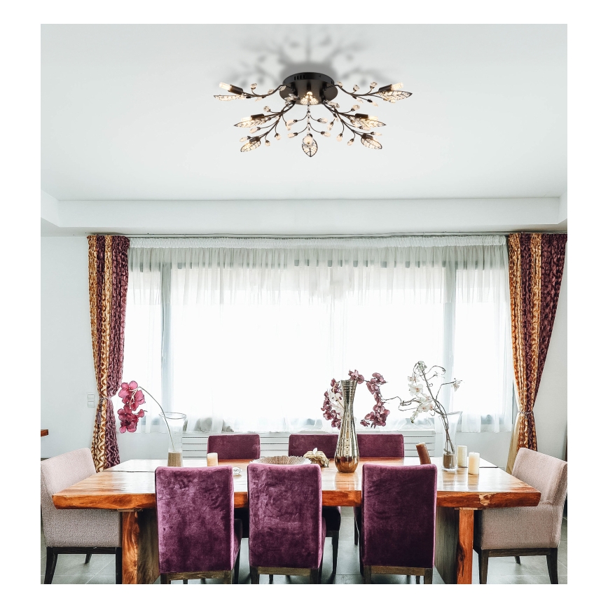 Globo - Loftlampe 8xG9/5W/230V Ø 76 cm