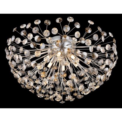 Globo - LED loftlampe 6xG9/3,5W/230V diameter 60 cm skinnende krom