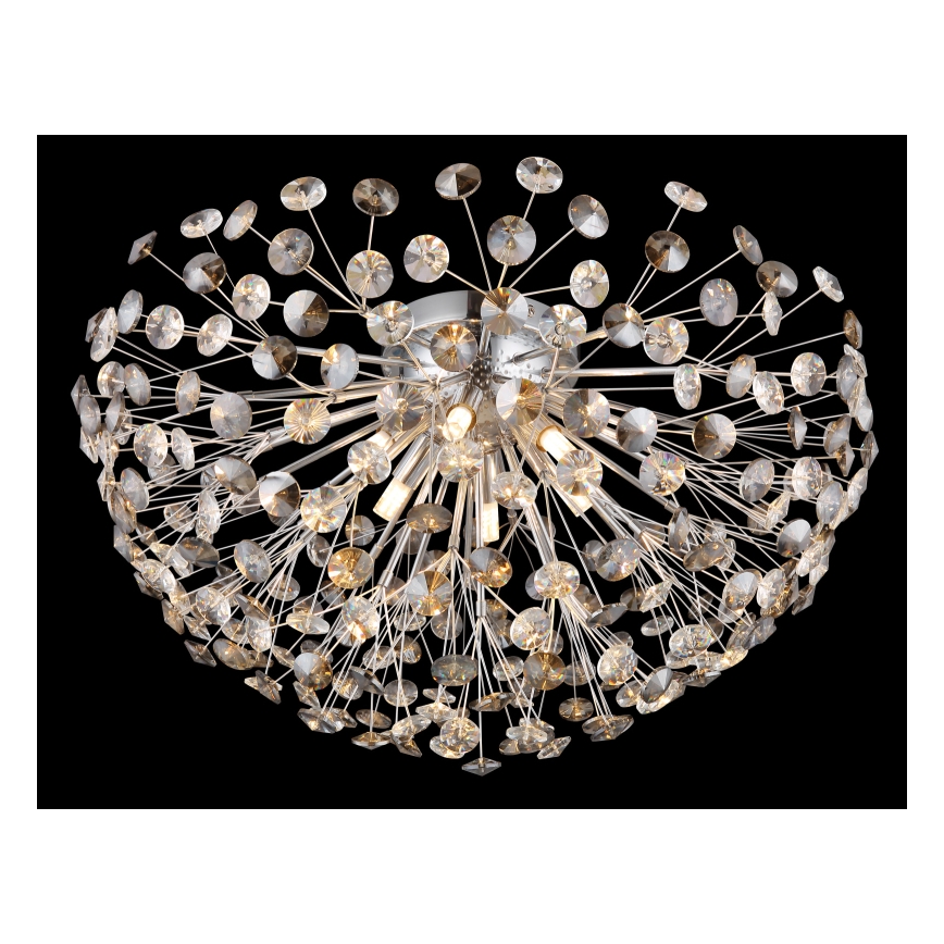 Globo - LED loftlampe 6xG9/3,5W/230V diameter 60 cm skinnende krom