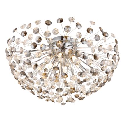 Globo - LED loftlampe 6xG9/3,5W/230V diameter 60 cm skinnende krom