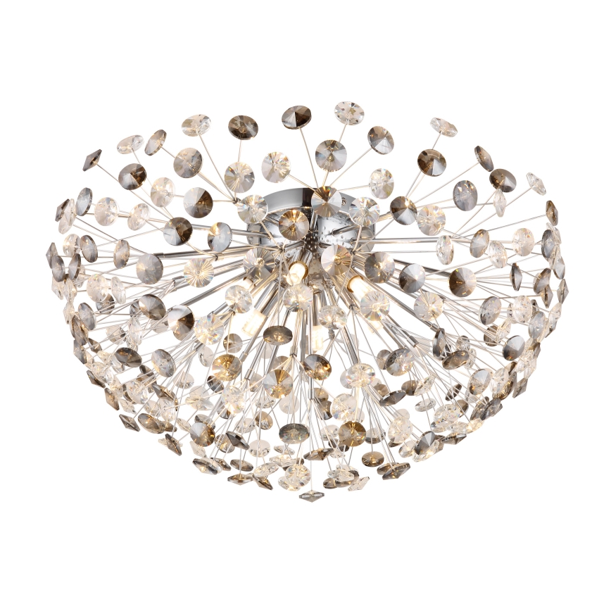 Globo - LED loftlampe 6xG9/3,5W/230V diameter 60 cm skinnende krom