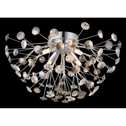 Globo - LED loftlampe 4xG9/3,5W/230V diameter 45 cm skinnende krom