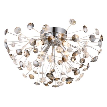 Globo - LED loftlampe 4xG9/3,5W/230V diameter 45 cm skinnende krom