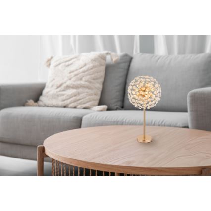 Globo - LED bordlampe 8xG9/3,5W/230V guldfarvet