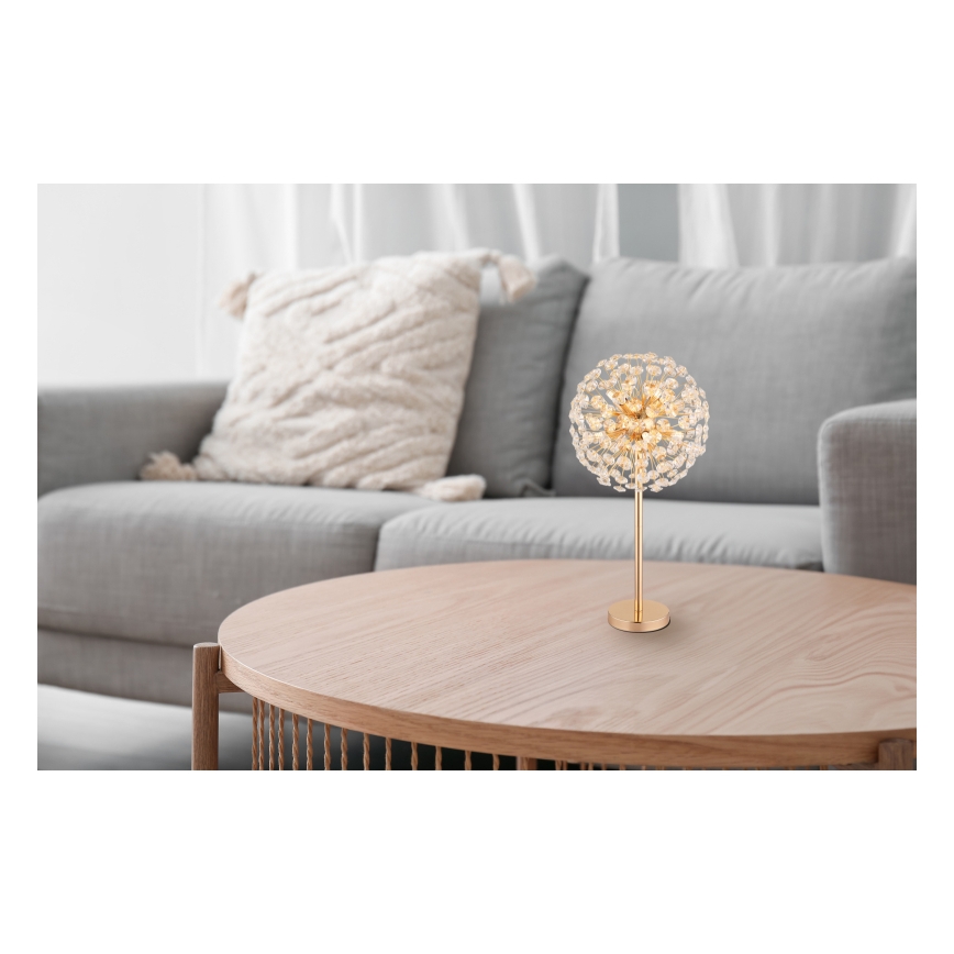 Globo - LED bordlampe 8xG9/3,5W/230V guldfarvet