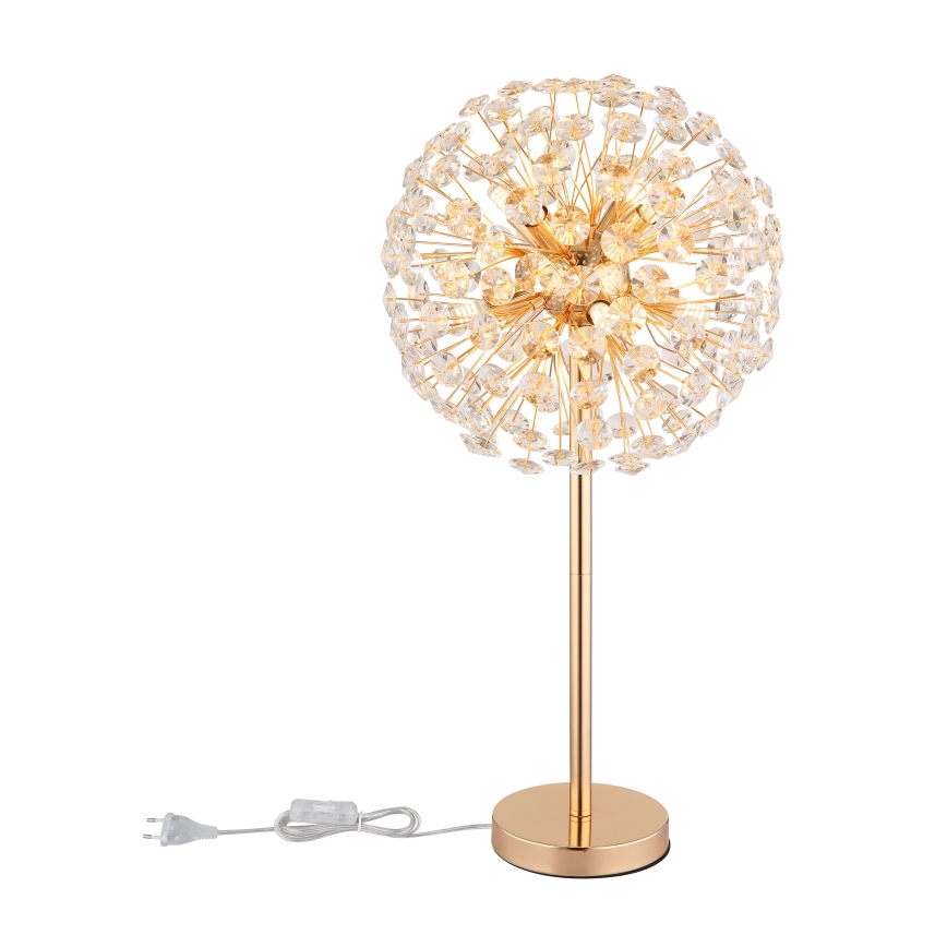 Globo - LED bordlampe 8xG9/3,5W/230V guldfarvet