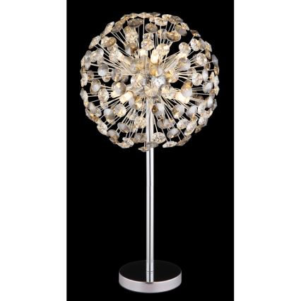 Globo - LED bordlampe 8xG9/3,5W/230V skinnende krom