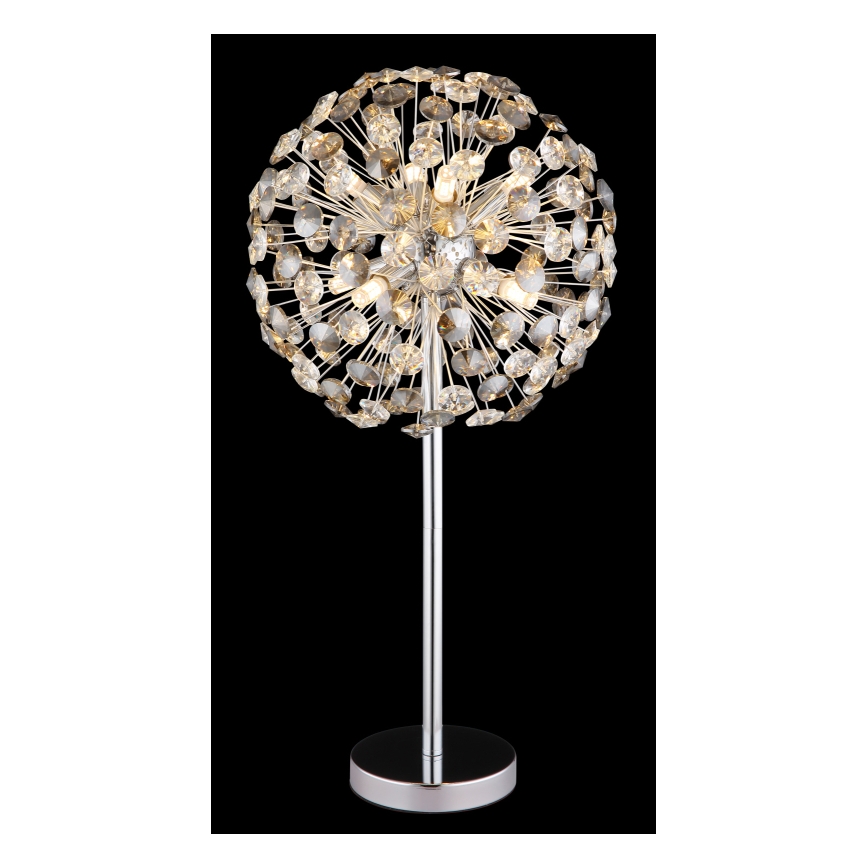 Globo - LED bordlampe 8xG9/3,5W/230V skinnende krom