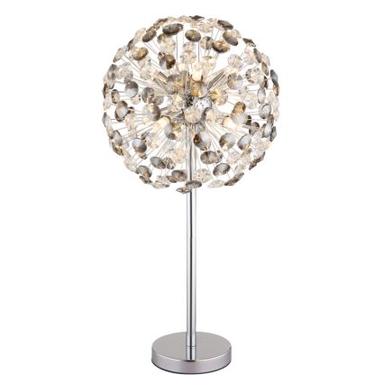 Globo - LED bordlampe 8xG9/3,5W/230V skinnende krom