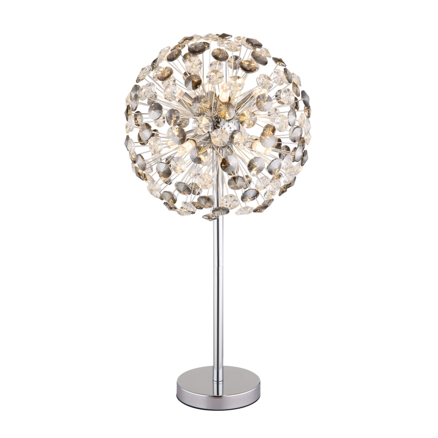 Globo - LED bordlampe 8xG9/3,5W/230V skinnende krom