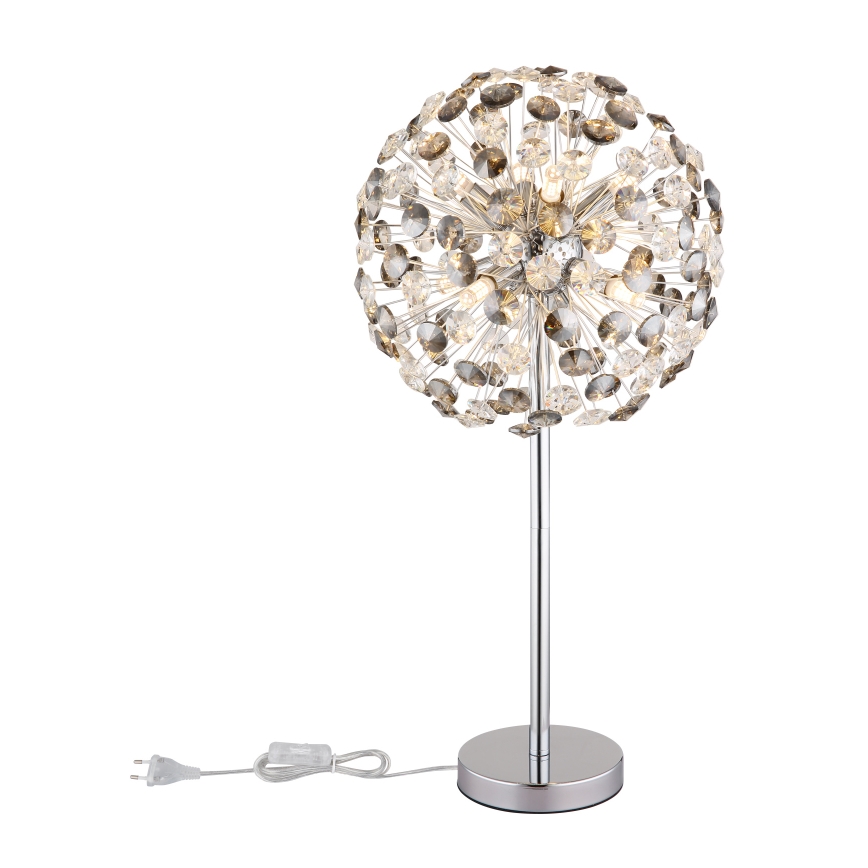 Globo - LED bordlampe 8xG9/3,5W/230V skinnende krom