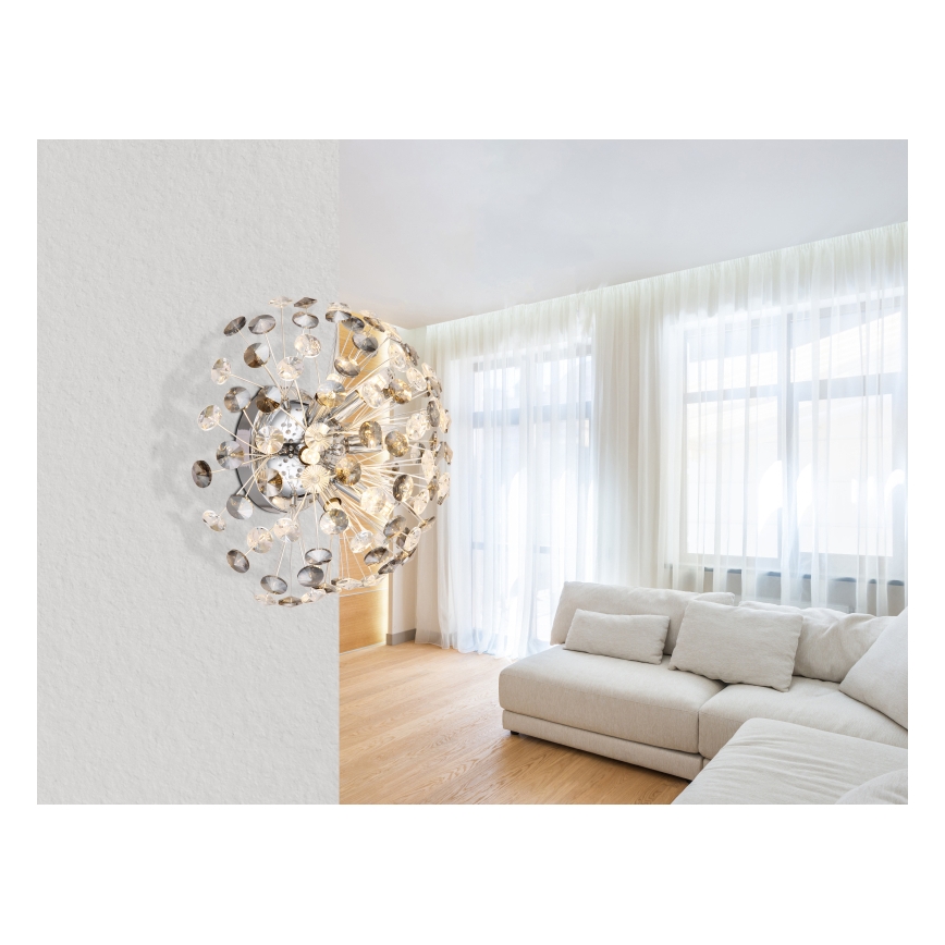 Globo - LED væglampe 6xG9/3,5W/230V skinnende krom