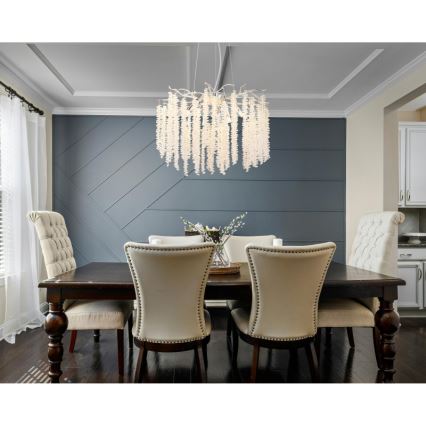 Globo - LED-lysekrone på wire 6xG9/8W/230V