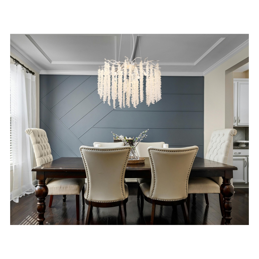 Globo - LED-lysekrone på wire 6xG9/8W/230V