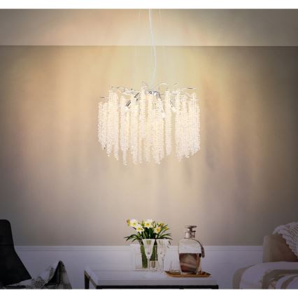 Globo - LED-lysekrone på wire 6xG9/8W/230V