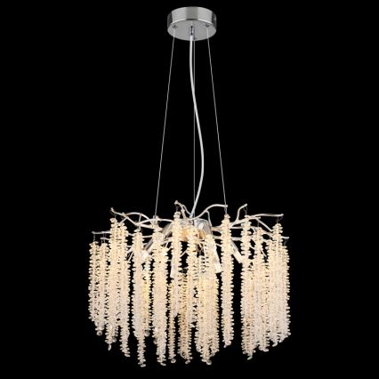 Globo - LED-lysekrone på wire 6xG9/8W/230V