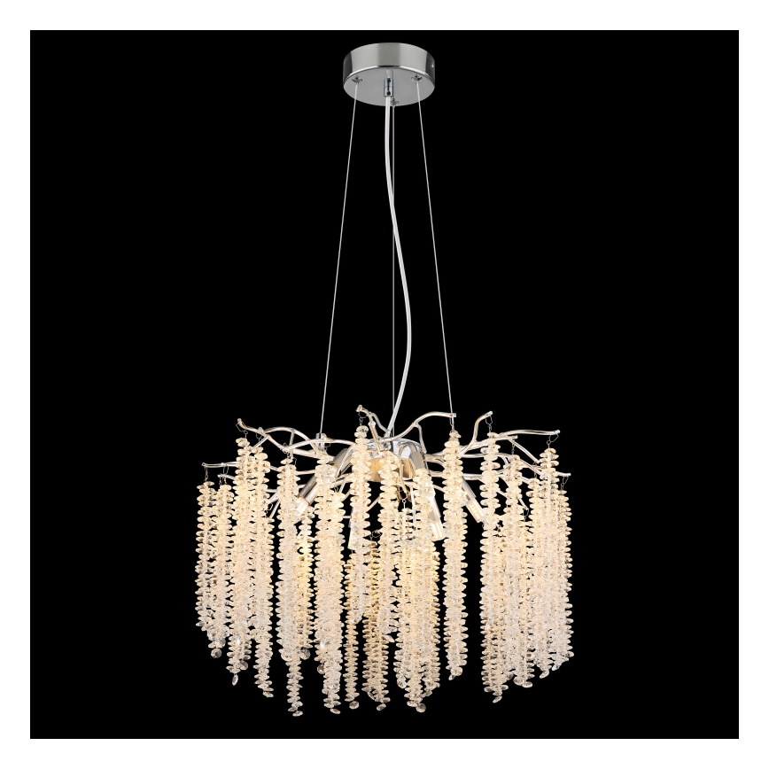 Globo - LED-lysekrone på wire 6xG9/8W/230V