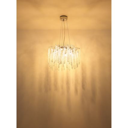 Globo - LED-lysekrone på wire 6xG9/8W/230V