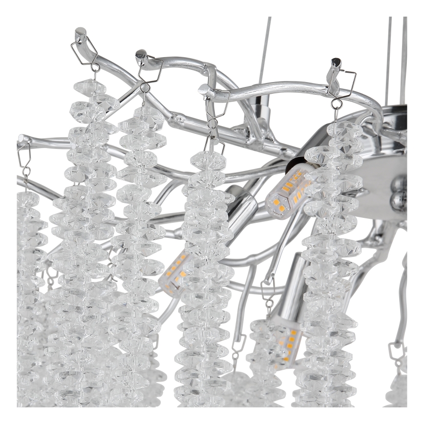 Globo - LED-lysekrone på wire 6xG9/8W/230V