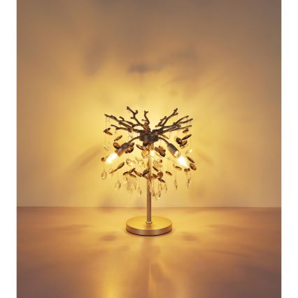 Globo - Bordlampe 3xE14/40W/230V sølv
