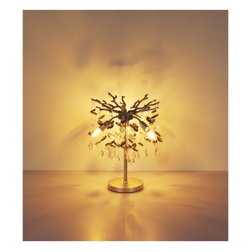 Globo - Bordlampe 3xE14/40W/230V sølv