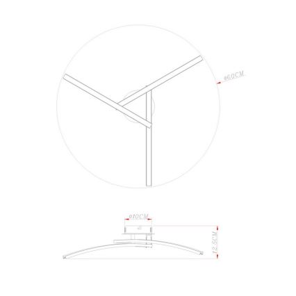 Globo - LED loftlampe 3xLED/6W/230V