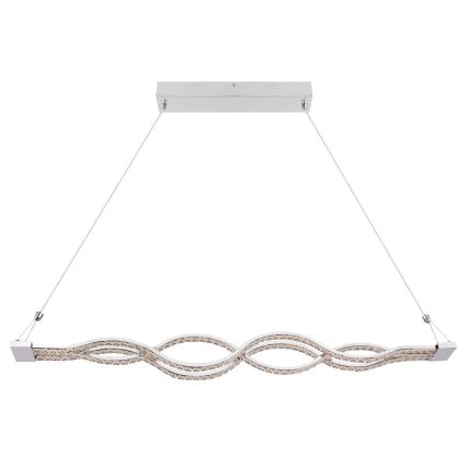 Globo - LED dæmpbar pendel på wire LED/30W/230V + fjernbetjening