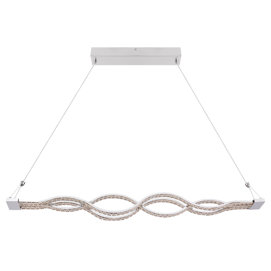 Globo - LED dæmpbar pendel på wire LED/30W/230V + fjernbetjening