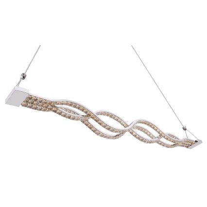 Globo - LED dæmpbar pendel på wire LED/30W/230V + fjernbetjening