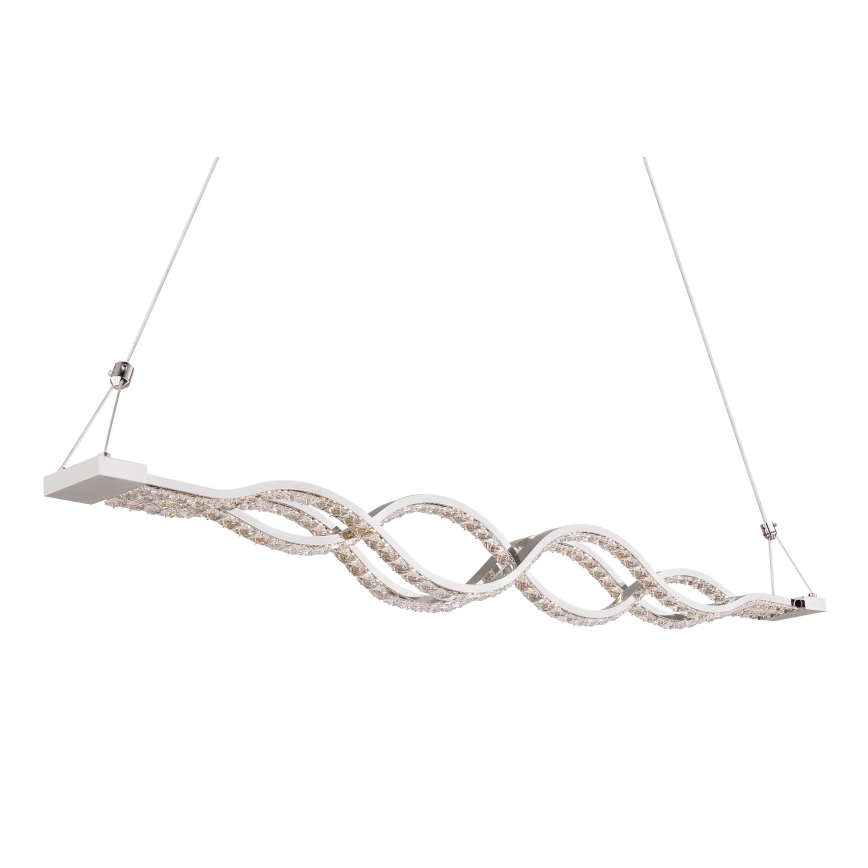 Globo - LED dæmpbar pendel på wire LED/30W/230V + fjernbetjening