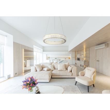 Globo - LED dæmpbar loftlampe på kabel LED/50W/230V 2700-6000K Ø 50 cm + fjernbetjening