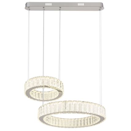 Globo - LED dæmpbar loftlampe på kabel LED/80W/230V 2700-6000K + fjernbetjening